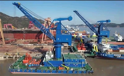 Divi FQ70T-39M peldošo celtņu komplekti no HUGANG Technology ir pabeiguši kuģ...